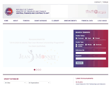 Tablet Screenshot of cfcu.gov.tr